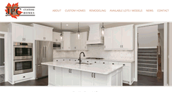 Desktop Screenshot of jpccustomhomes.com